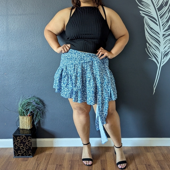 Shein Ruffle Wrap Skirt - Picture 8 of 9